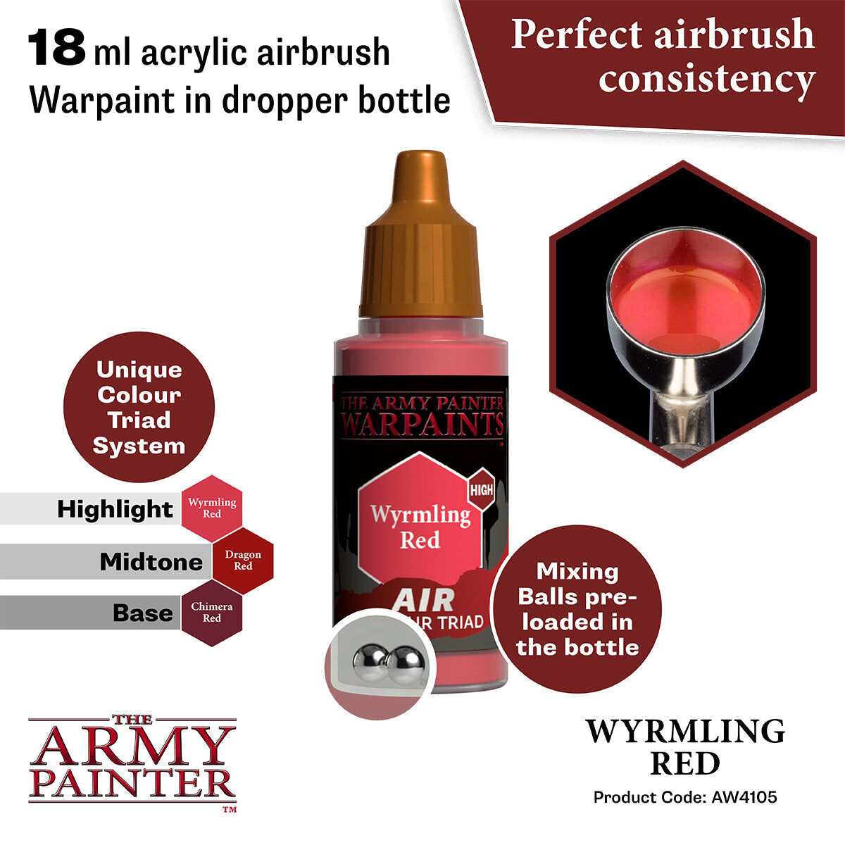 The Army Painter - Wyrmling Red - Warpaints Air