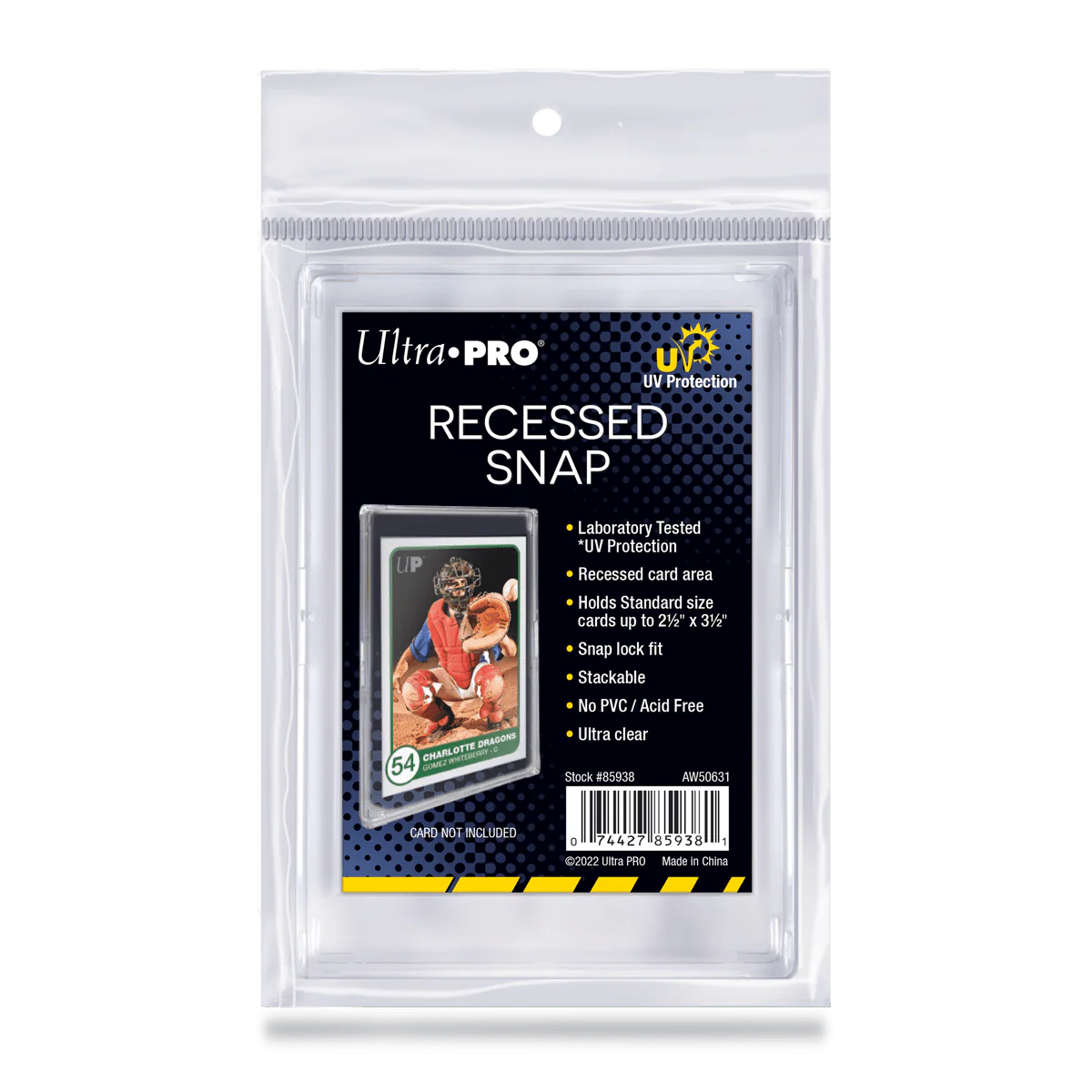 Ultra Pro -  Snap Card Holder - UV Recessed