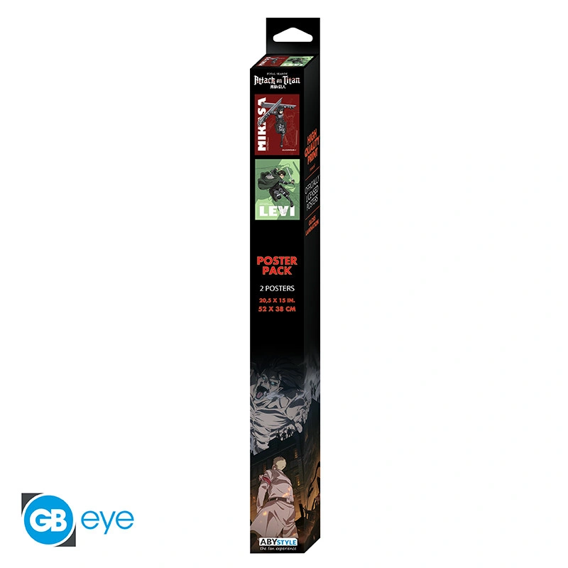 Abysse: Attack on Titan - Chibi Set 2 Poster (52 x 38cm) - Set 1