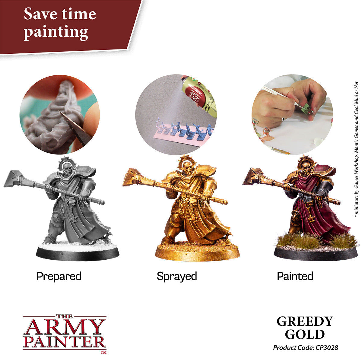 The Army Painter - Greedy Gold - Colour Primer