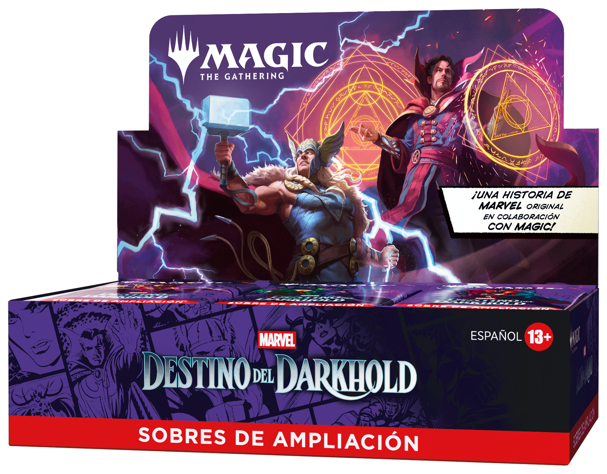 Magic: The Gathering | Marvel Darkhold Destiny | Play Booster Display (ES)