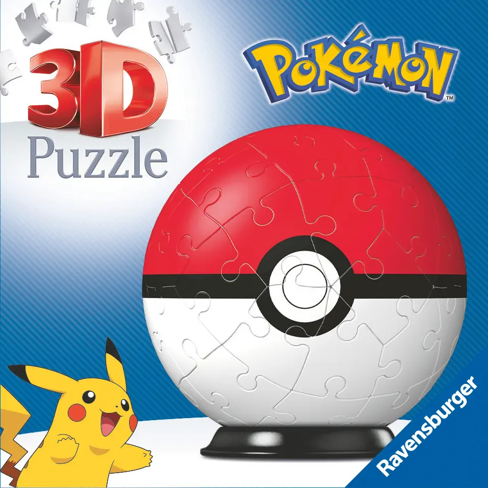 Ravensburger | Pokémon Pokéball-Ball | 3D Puzzle