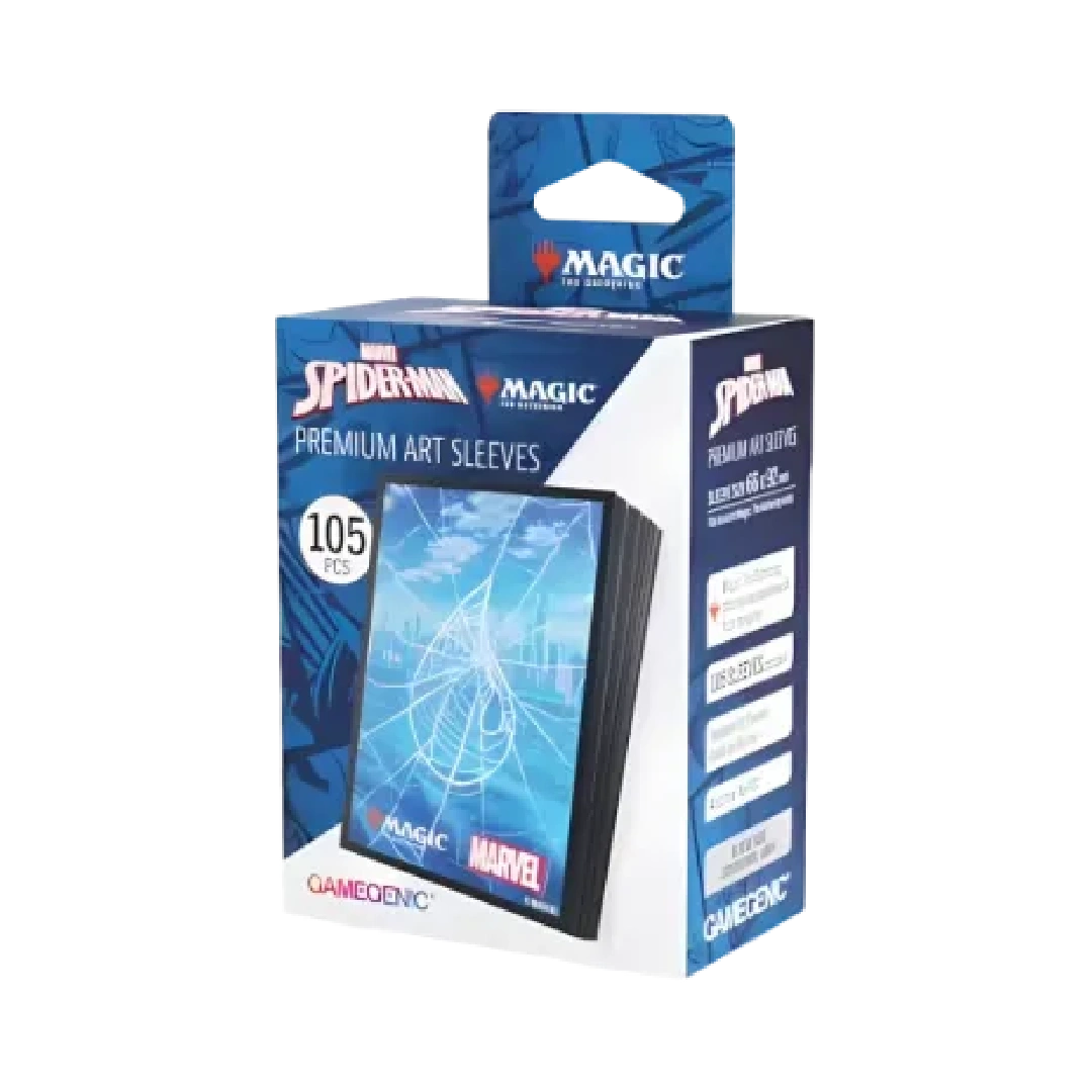 Gamegenic | Magic: The Gathering - Spider-Man / Island | Premium Art Sleeves (105 Stück)