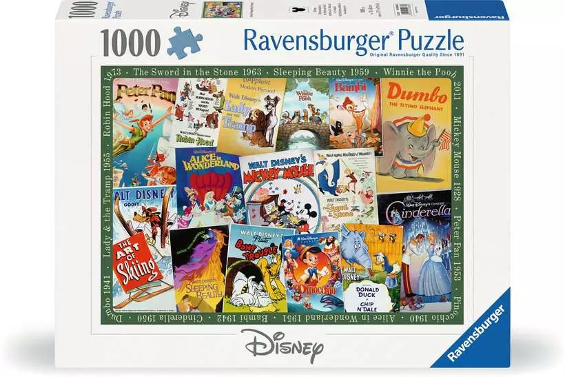 Ravensburger | Disney Classics Vintage Movie Poster | 1000 Teile Puzzle