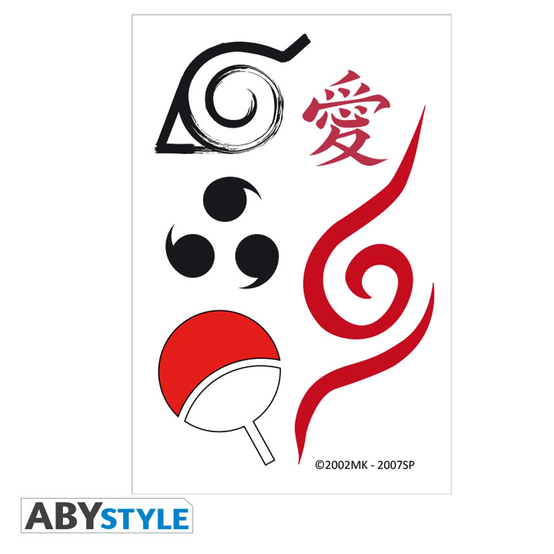 Abysse | Naruto Shippuden - Tattoos (15 x 10cm)