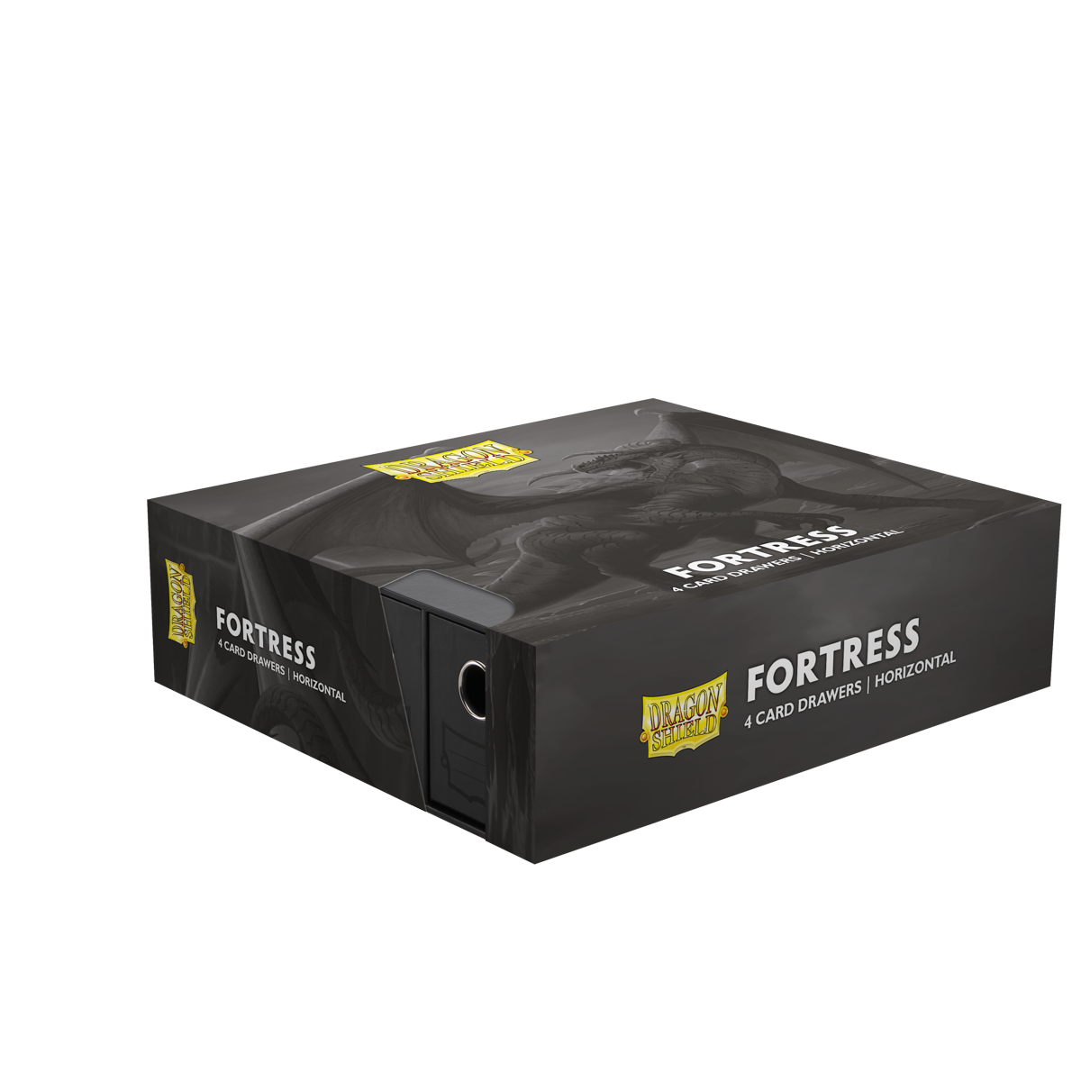 Dragon Shield | Fortress Card Drawer | Horizontal 4 Black