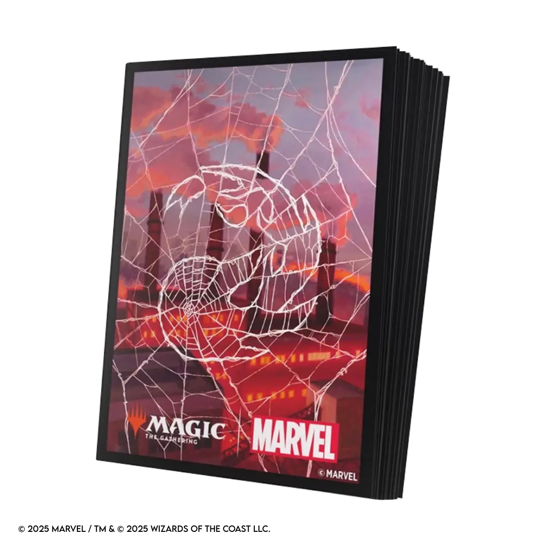 Gamegenic | Magic: The Gathering - Spider-Man / Mountain | Premium Art Sleeves (105 Stück)