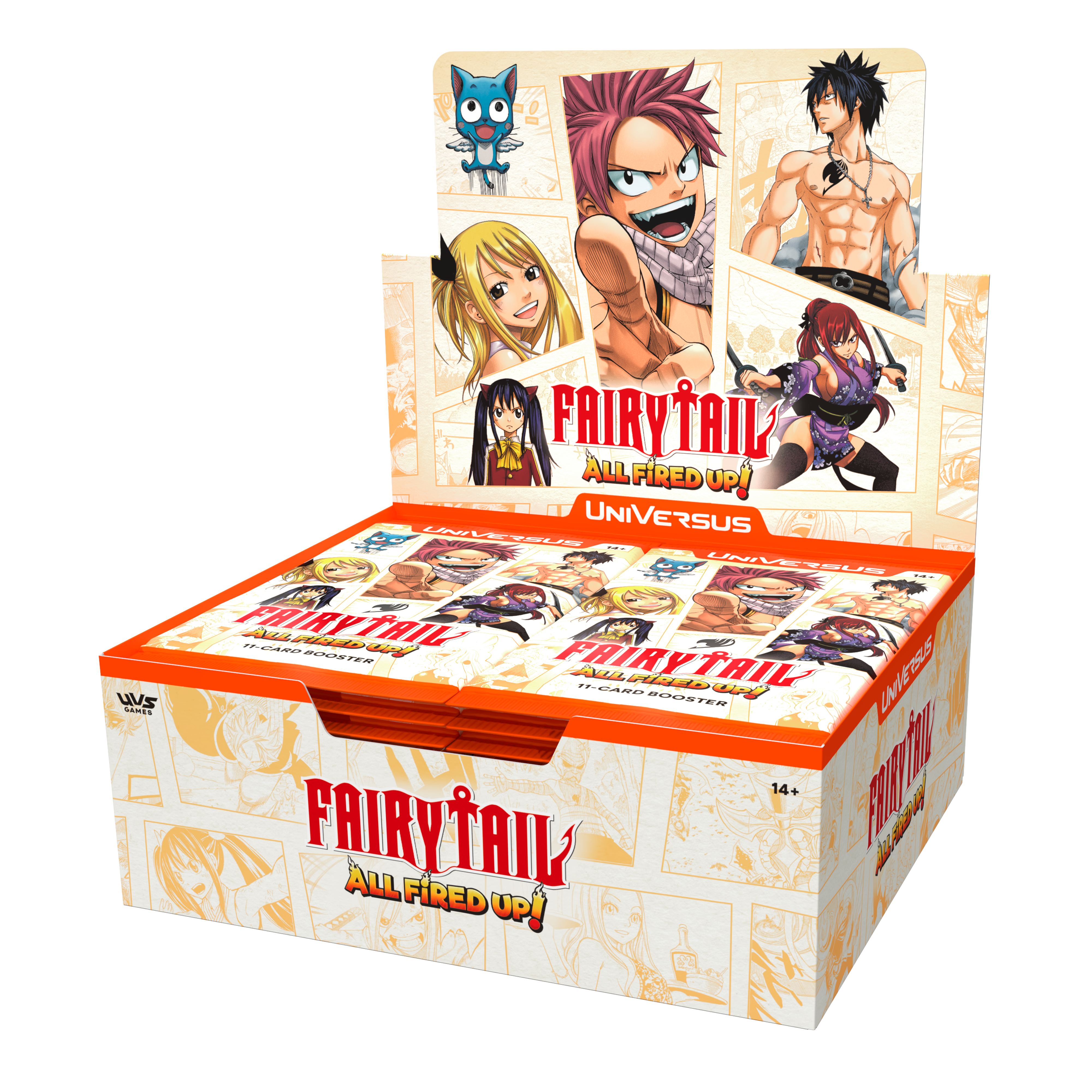 UniVersus TCG | Fairy Tail: All Fired Up! | Booster Display (EN)
