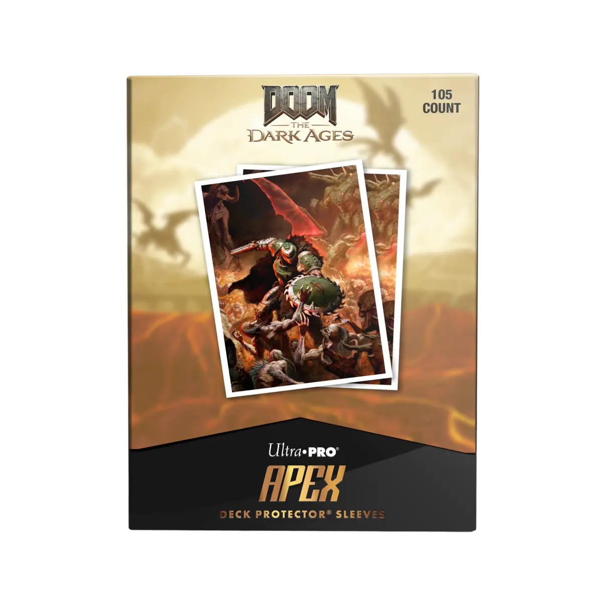 Ultra Pro - 105ct Apex Deck Protector Sleeves 1 for Bethesda - Doom