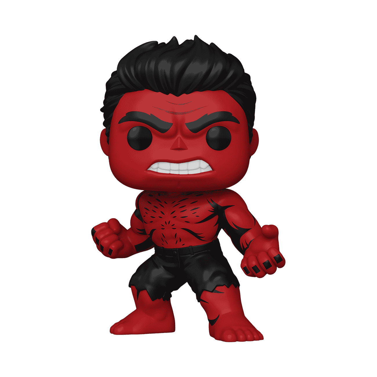 POP! Marvel: Super Red Hulk (Retro Comic Deco) - Captain America (Super Sized)