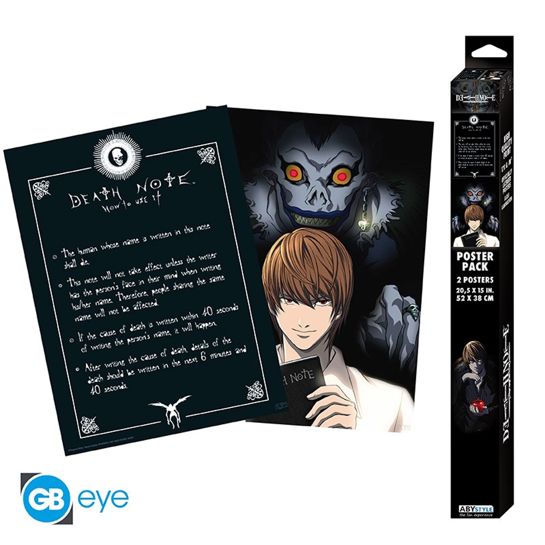 Abysse: Death Note - Chibi Set 2 Poster (52 x 38cm) - Light & Death Note
