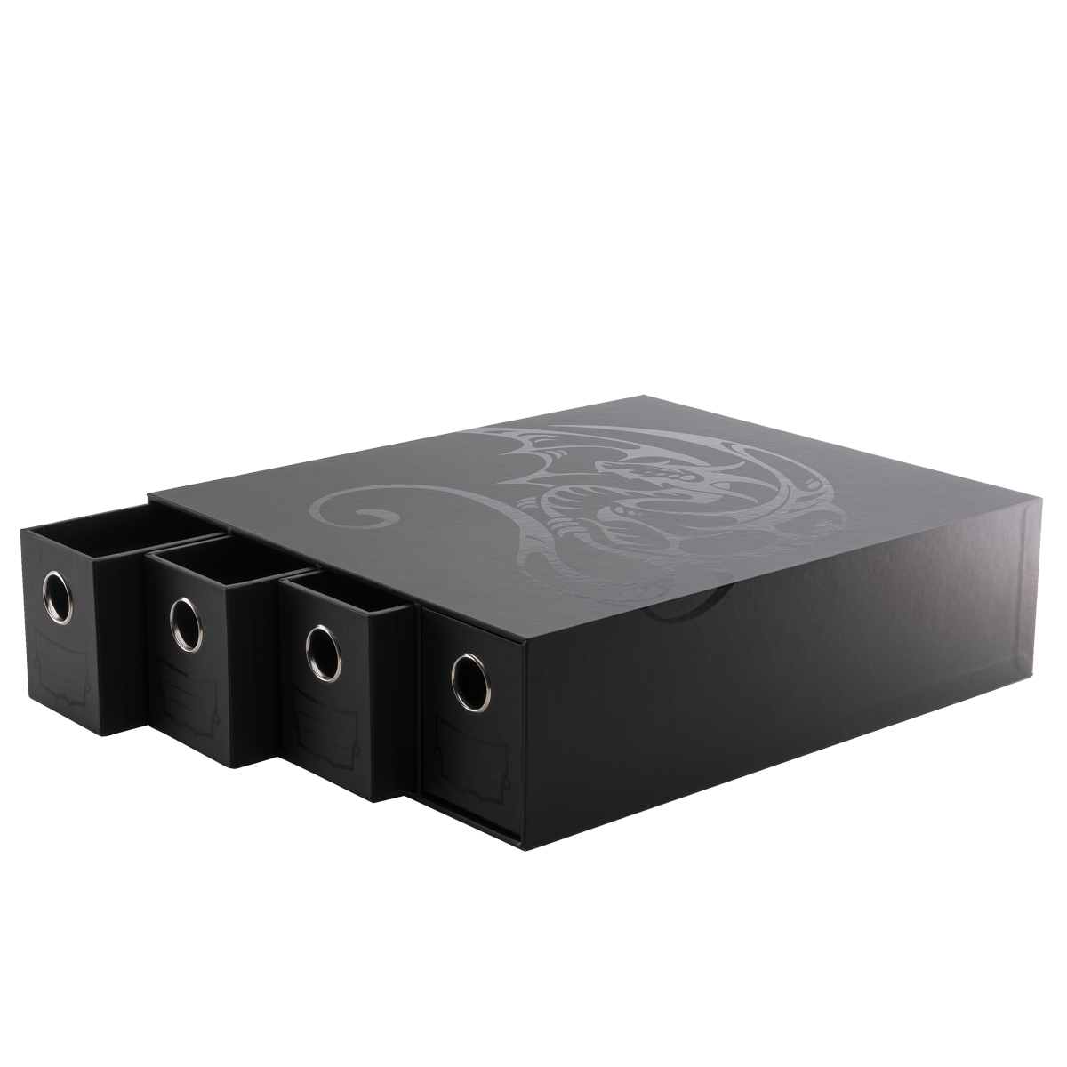 Dragon Shield | Fortress Card Drawer | Horizontal 4 Black