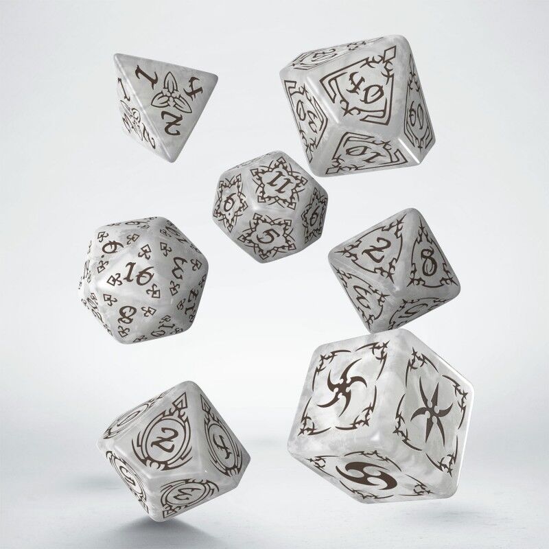 Q Workshop | Pearl & Brown | Tribal Dice Set