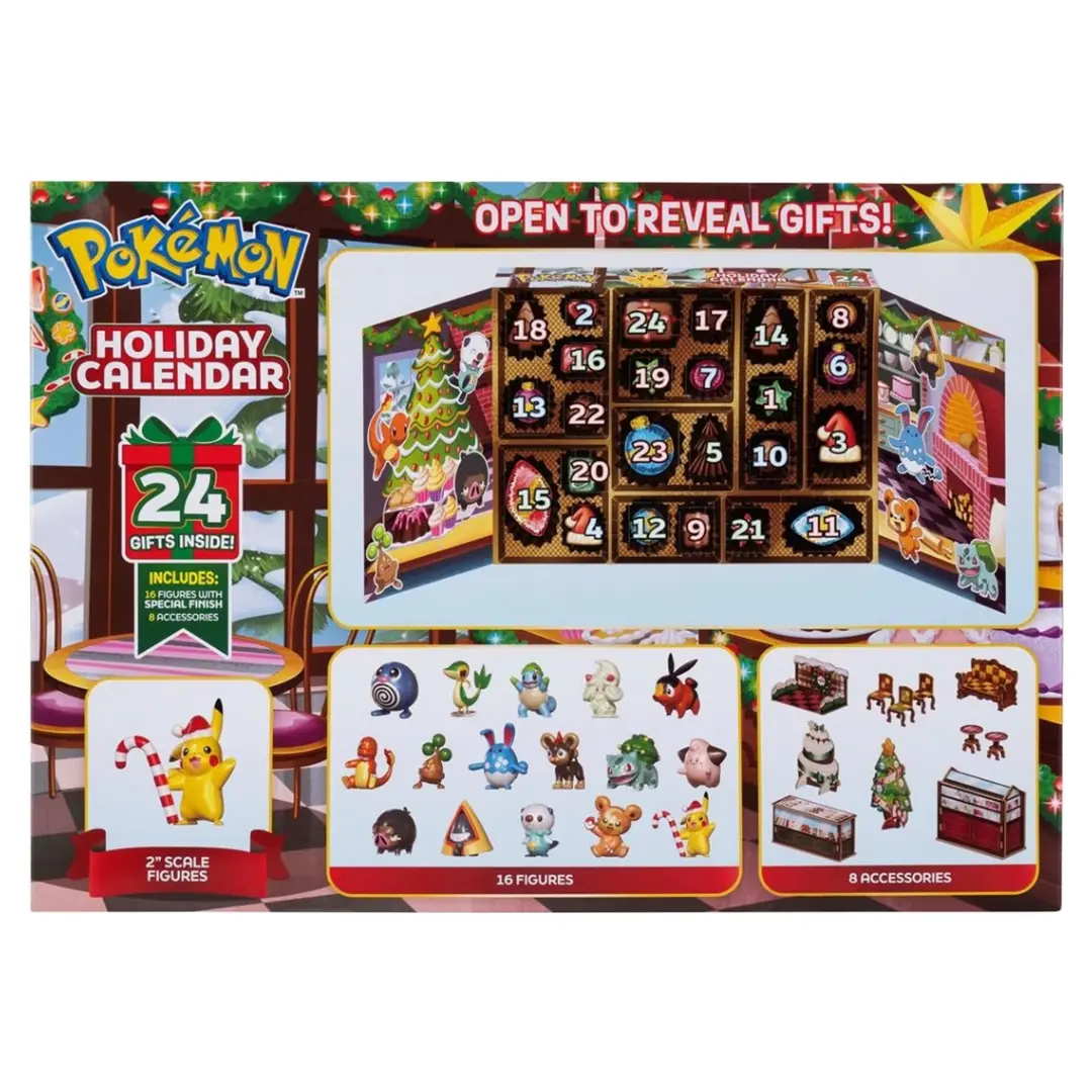 Jazwares: Pokémon Weihnachtskalender 2025 (EN)