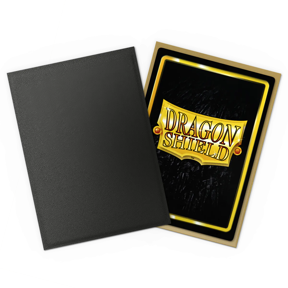Dragon Shield: Black & Gold - Matte Dual Sleeves - Standard Size (7/8)