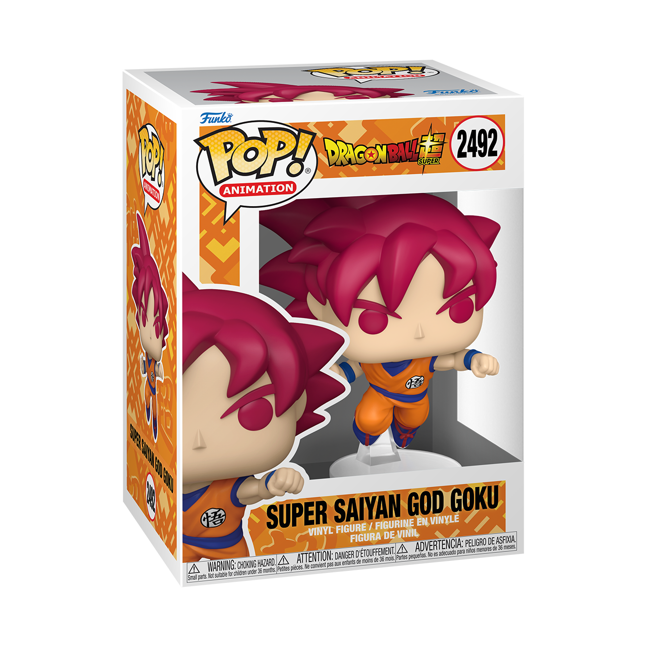 Pop! Vinyl | Super Saiyan God Goku (Punching) | Dragon Ball Super
