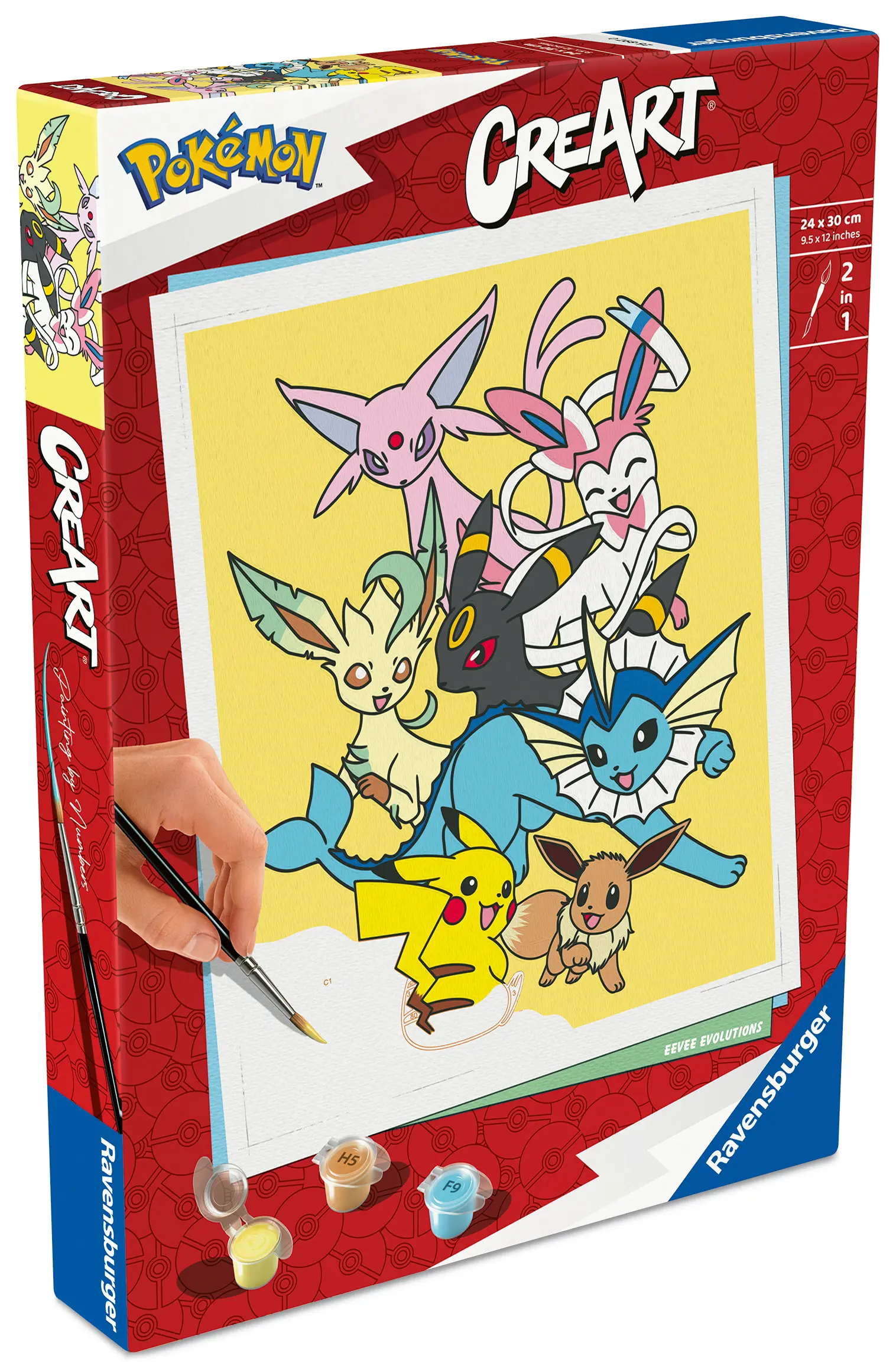 Ravensburger | Pokémon Eevee Evolutions | CreArt Malen nach Zahlen