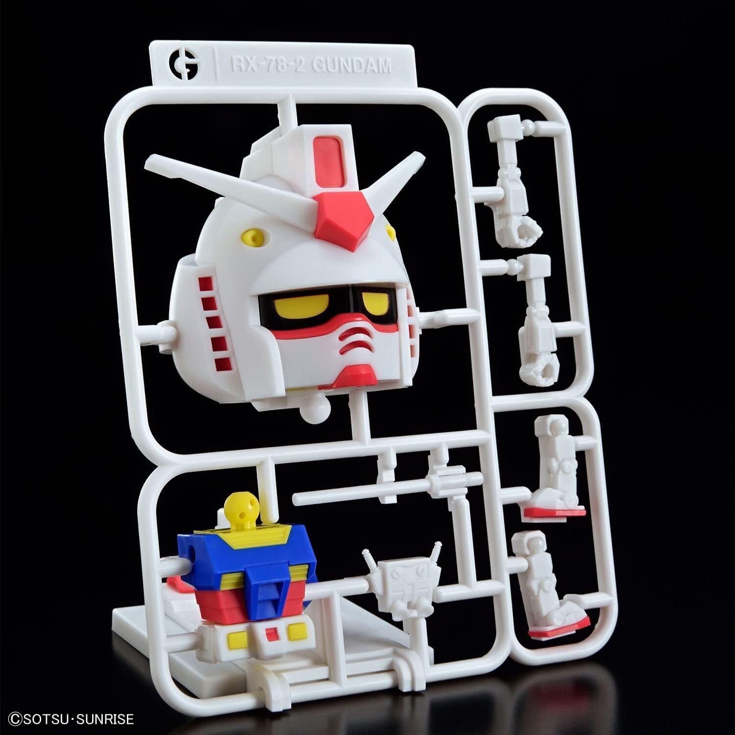 Bandai | 1/1 Gunpla-Kun Dx Set (with Runner Ver. Recreation Parts) | Mobile Suit Gundam (8cm)