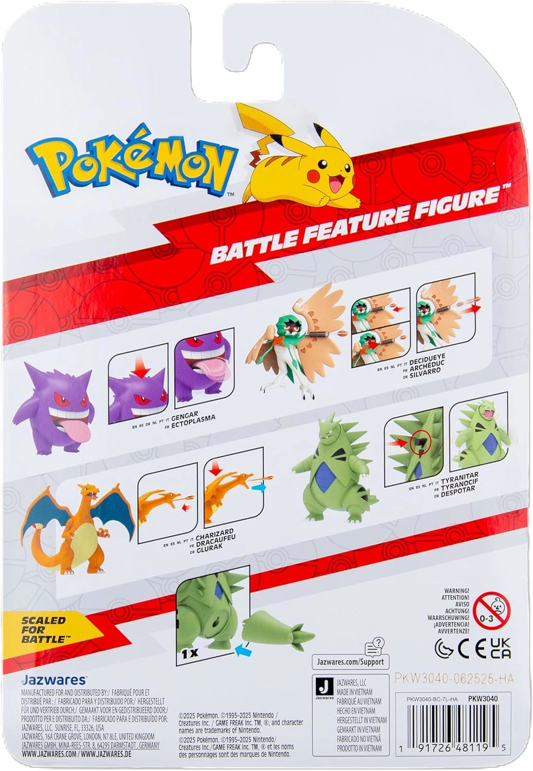 Pokémon | Tyranitar | 11cm Battle Feature Figure