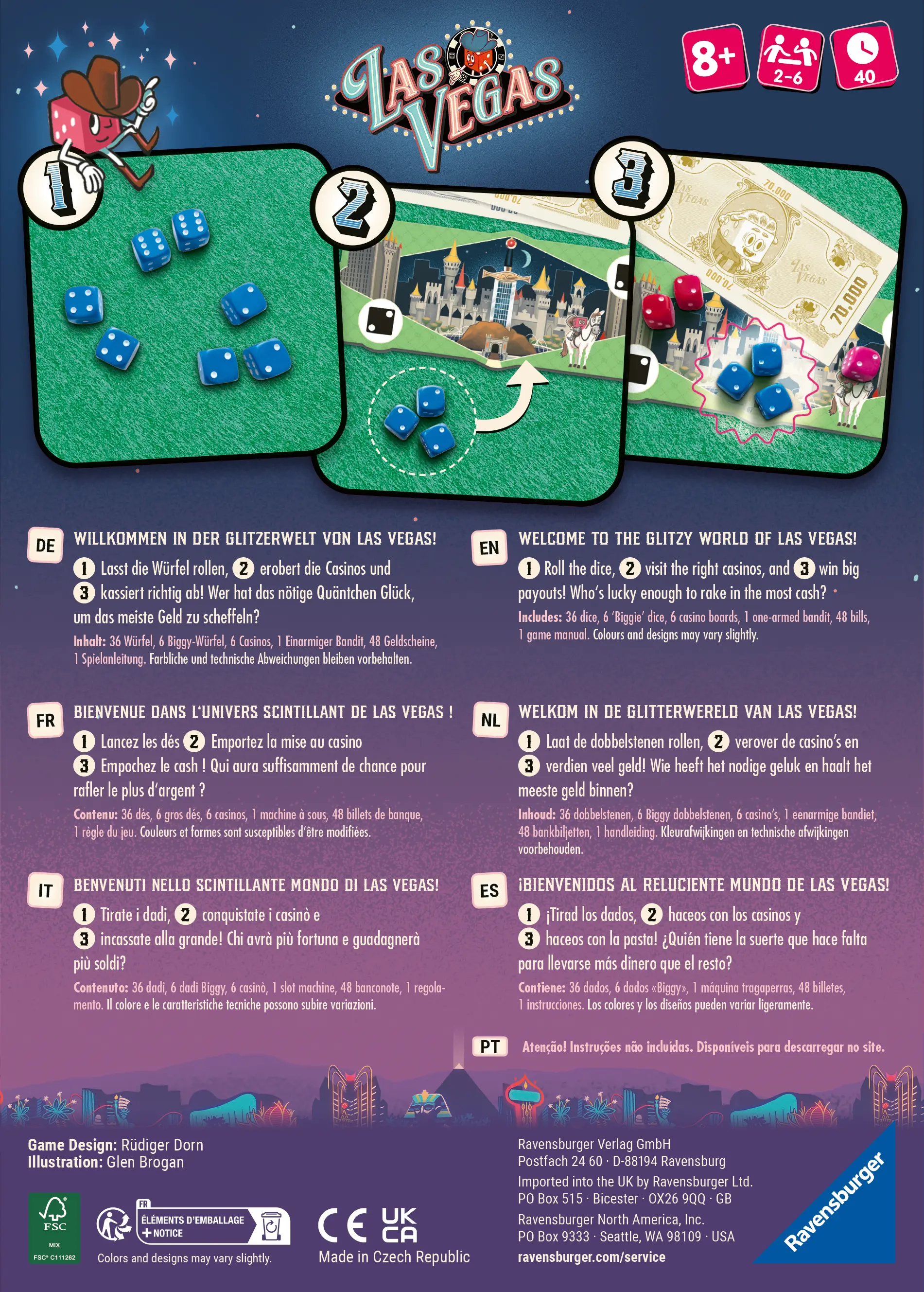 Ravensburger | Las Vegas Royale | Gesellschaftspiel