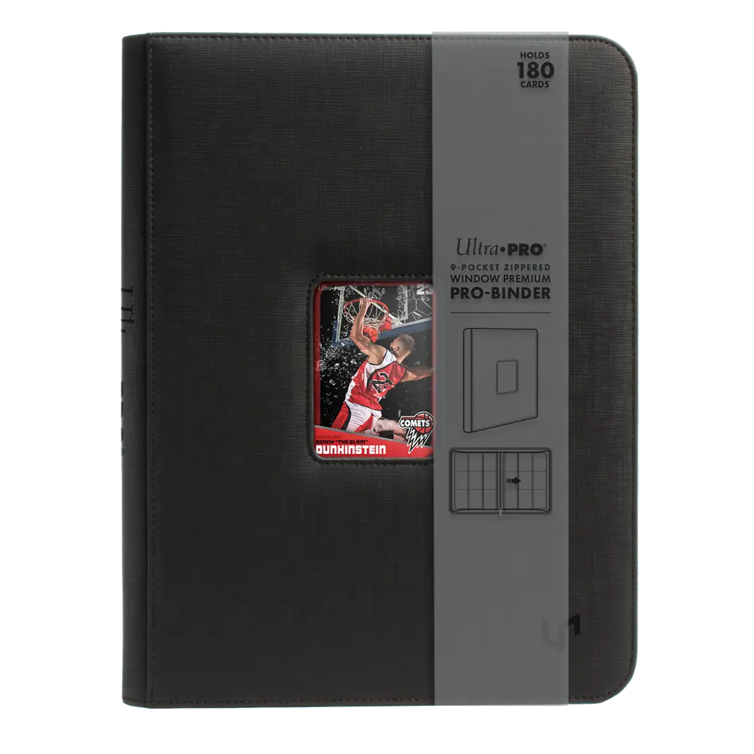 Ultra Pro: 9-Pocket Zippered Window - Premium PRO-Binder