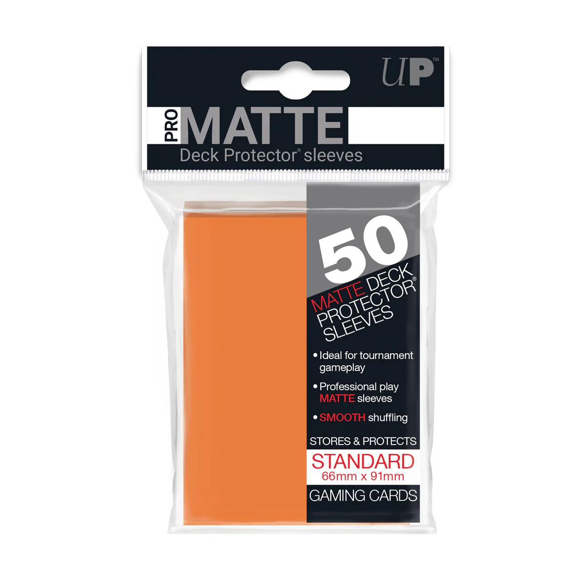Ultra Pro: PRO-Matte 50ct Standard Deck Protector® Sleeves - Orange