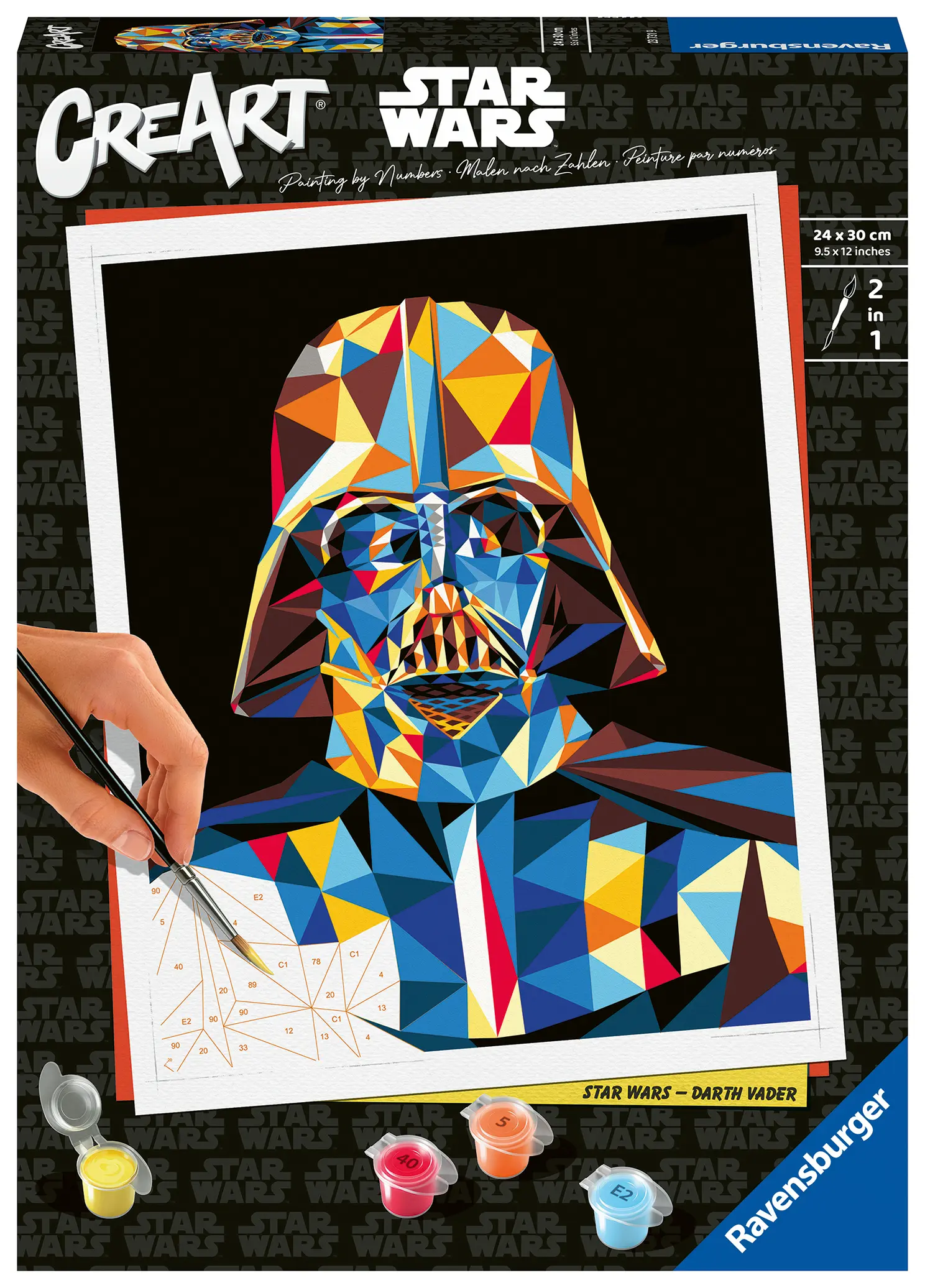 Ravensburger | Star Wars Darth Vader | CreArt Malen nach Zahlen