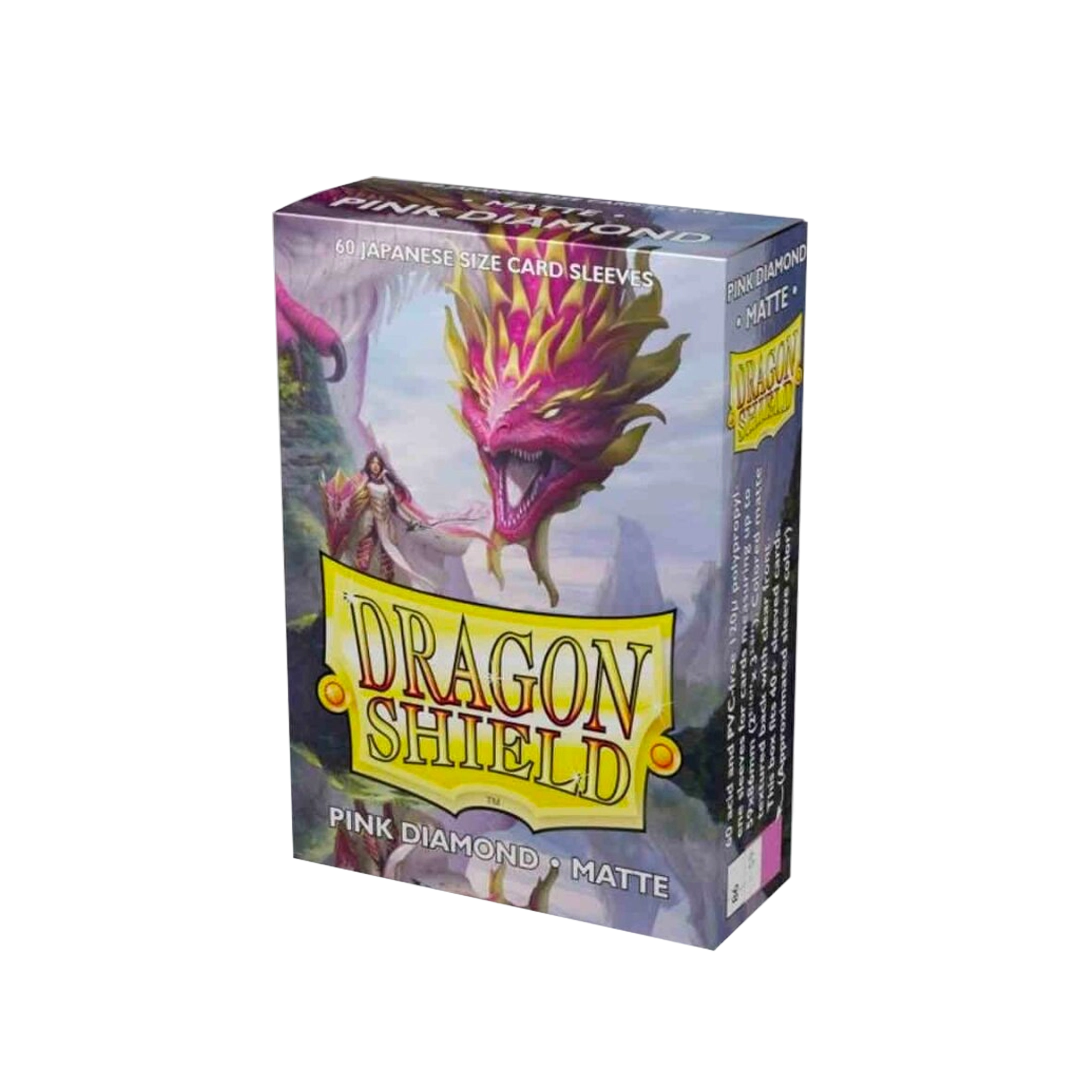 Dragon Shield: Pink Diamond - Matte Sleeves - Japanese Size