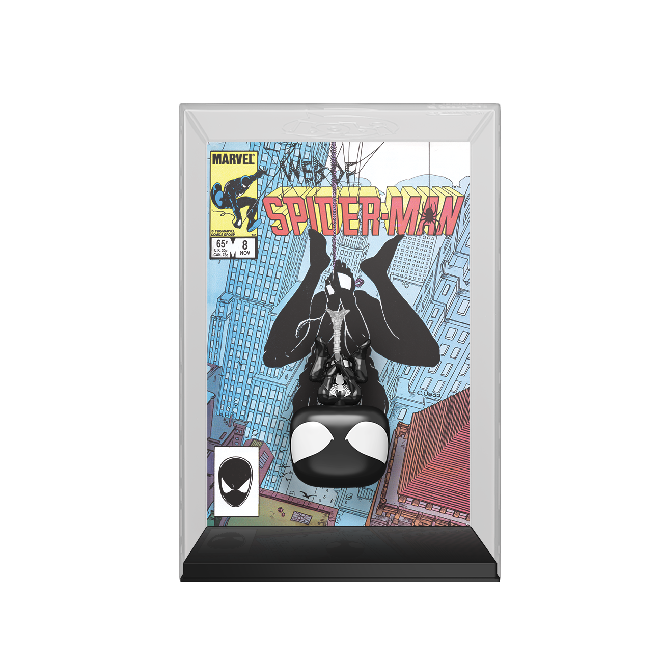 POP Comic Cover: Black Suit Spider-Man - Marvel