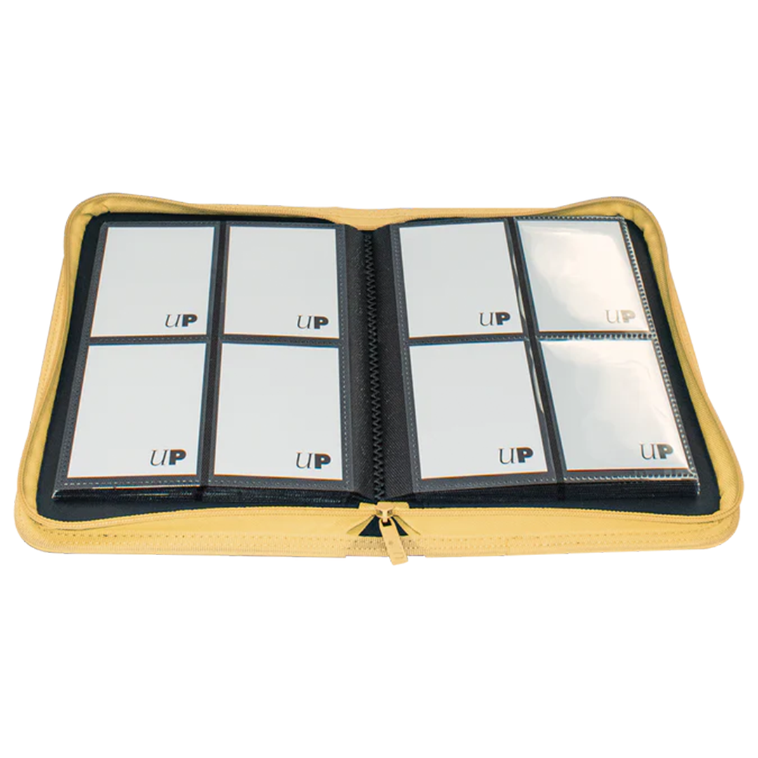 Ultra Pro | Vivid - Yellow | 4-Pocket Zippered PRO-Binder