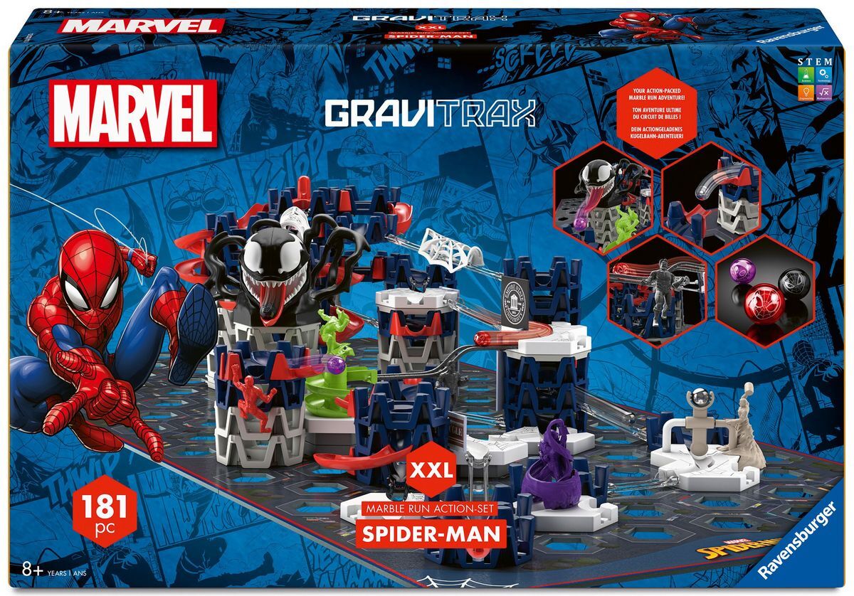 Ravensburger | GraviTrax BASE Spider-Man - Action Set XXL | Brettspiel