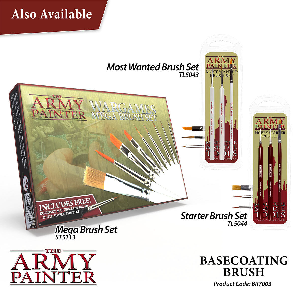 The Army Painter - Basecoating - Hobby Brush