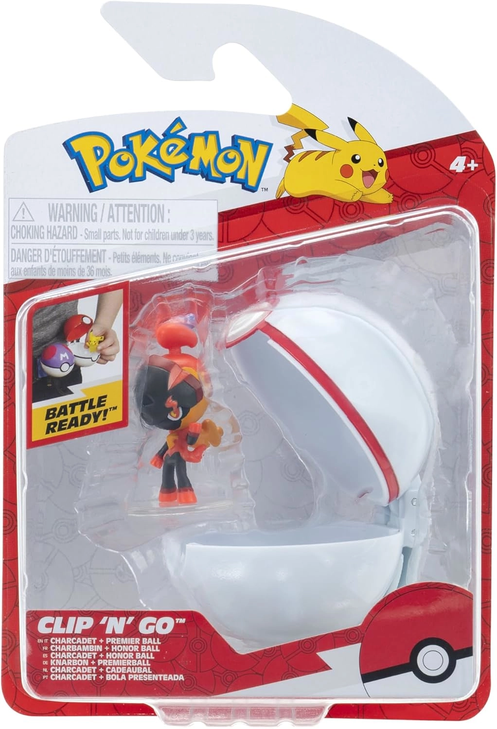 Pokémon | Charcadet with Premier Ball | Clip 'N' Go