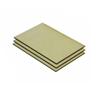 Kraken Wargames | MDF Base Eckig | 60x40mm (20 Stück)