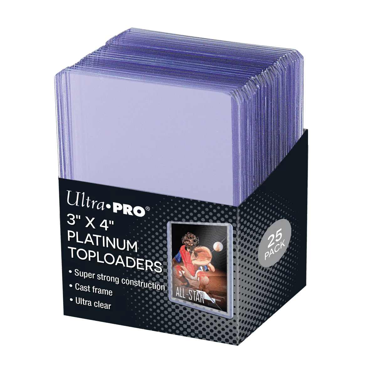 Ultra Pro - 3" X 4" Ultra Clear Platinum Toploader 25ct