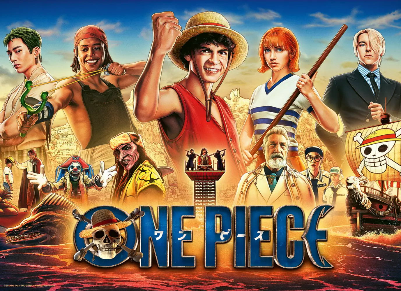 Ravensburger | One Piece Die Abenteuer der Strohhutpiraten | 500 Teile Puzzle