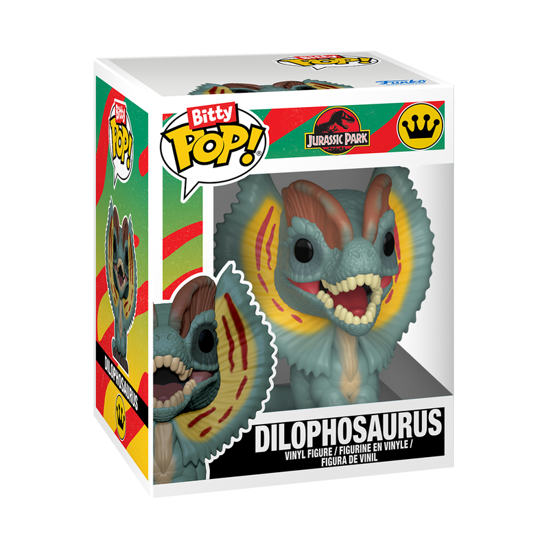 Bitty POP 2 Pack | Tyrannosaurus Fossil & Dilophosaurus | Jurassic Park