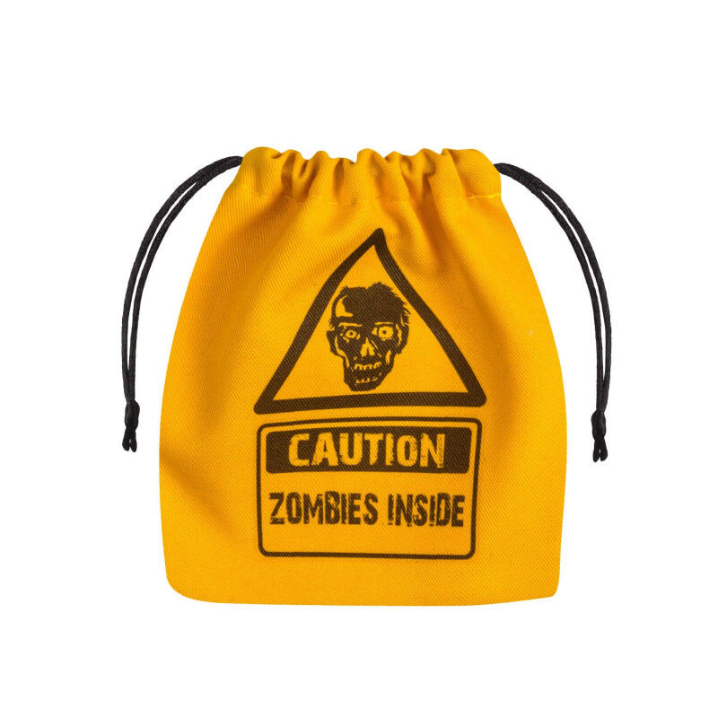Q Workshop | Yellow & Black | Zombie Dice Bag