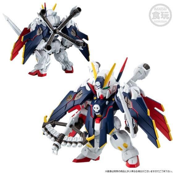 Bandai | Cross Bone Gundam Steel 7 B Team (6cm) Action Figure Set | FW Gundam Convergence Core