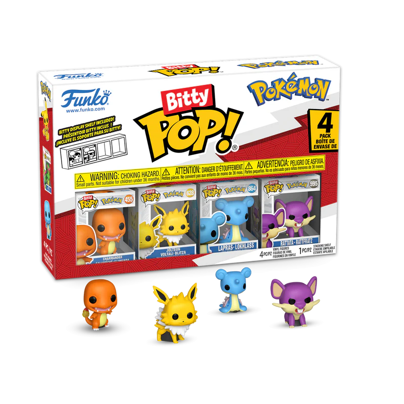 Bitty POP!: Pokémon Charmander - 4 Pack Series 2