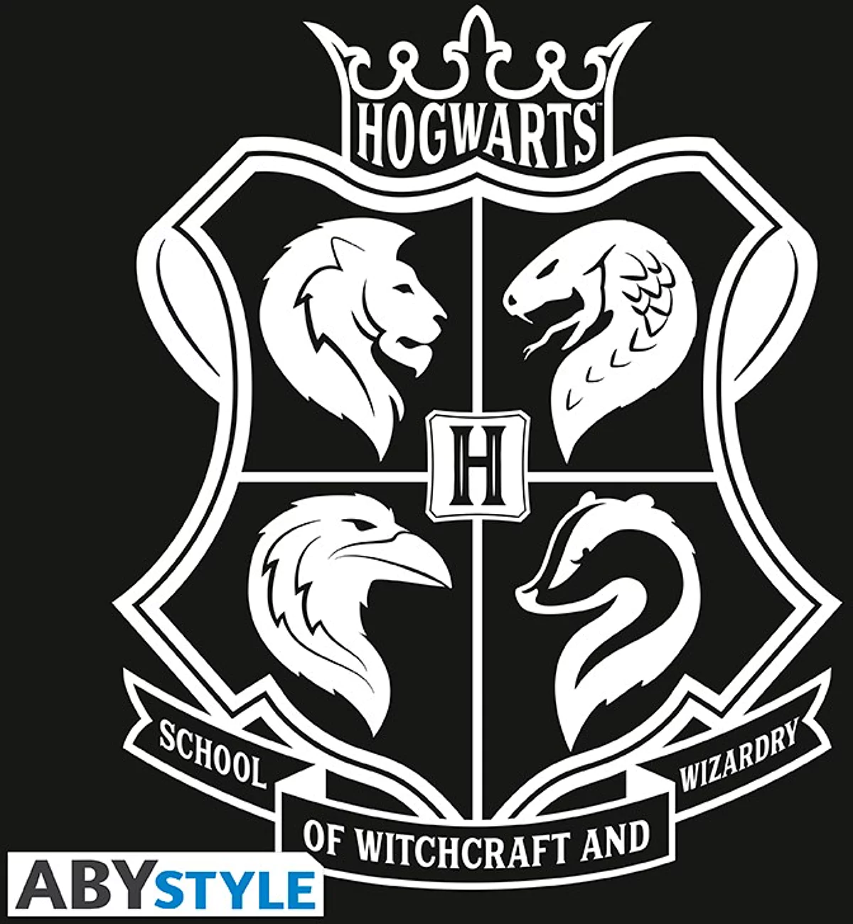 Abysse: Harry Potter - Zipped Hoodie Herren (S) - Hogwarts