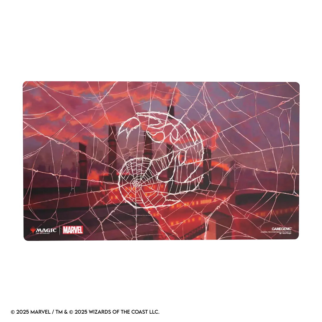 Gamegenic | Spider-Man / Mountain | Shiny Playmat Magic: The Gathering
