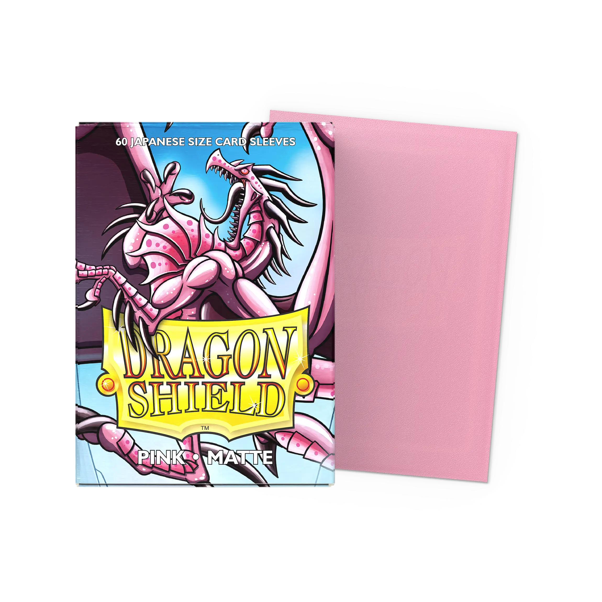 Dragon Shield: Pink - Matte Sleeves - Japanese Size