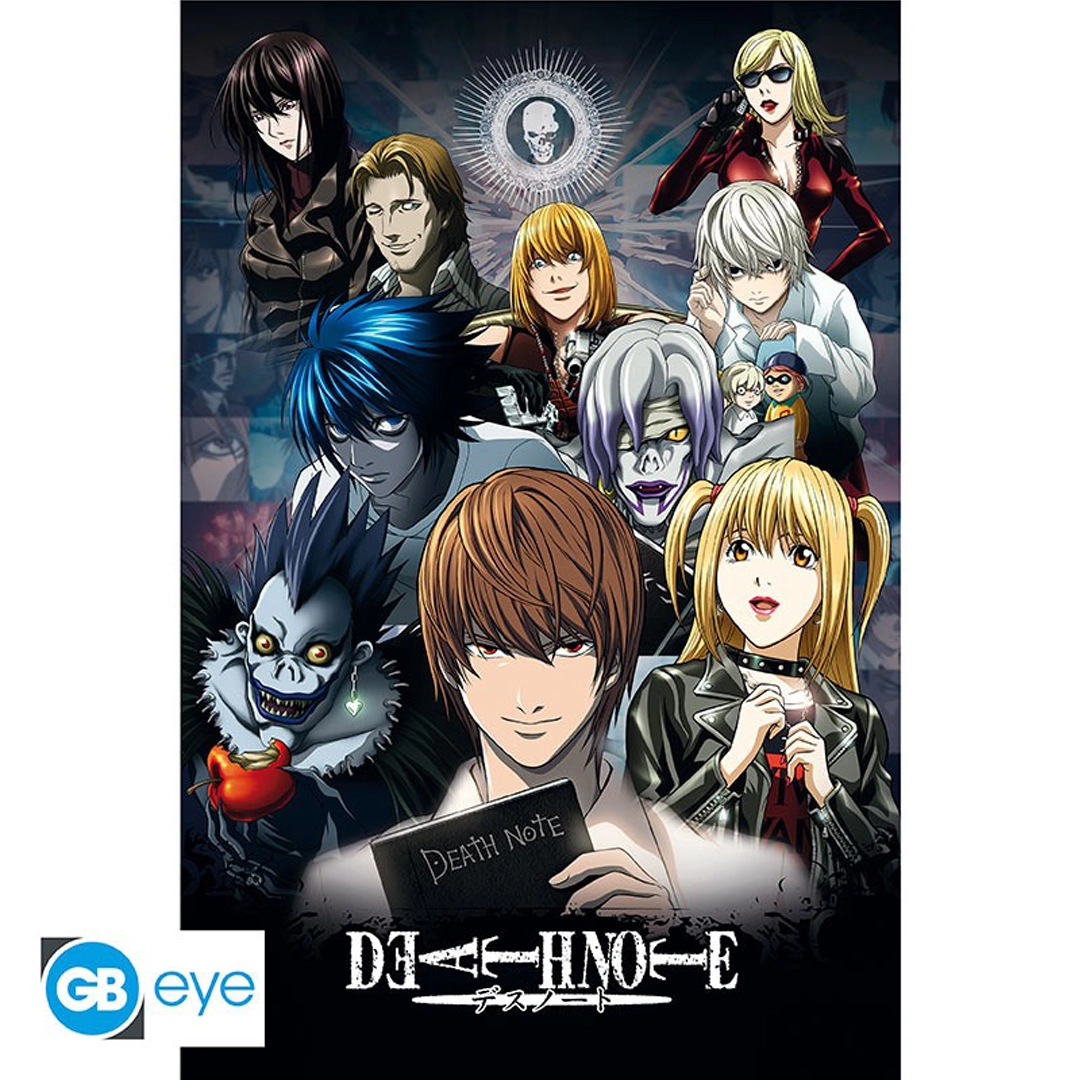 Abysse: Death Note - Maxi Poster (91,5 x 61cm) - Protagonists