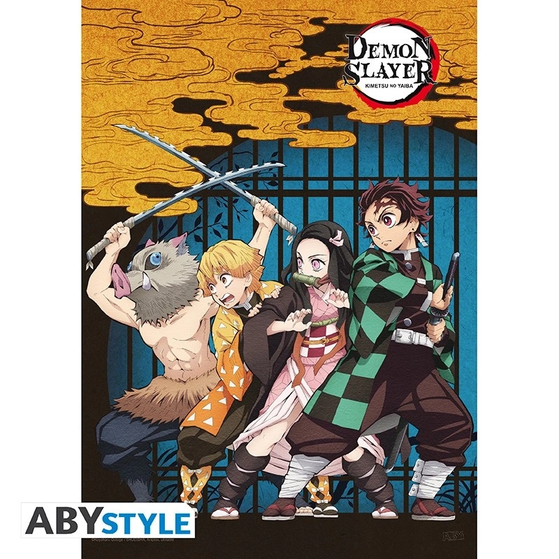 Abysse | Demon Slayer - 9 Posters (21 x 29,7cm) - Portfolio Season 1