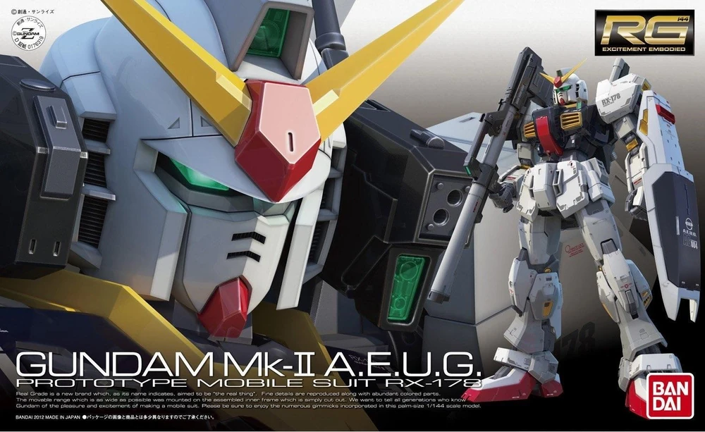 Bandai: RG RX-178 Gundam Mk-II A.E.U.G. – Mobile Suit Zeta Gundam (1/144)