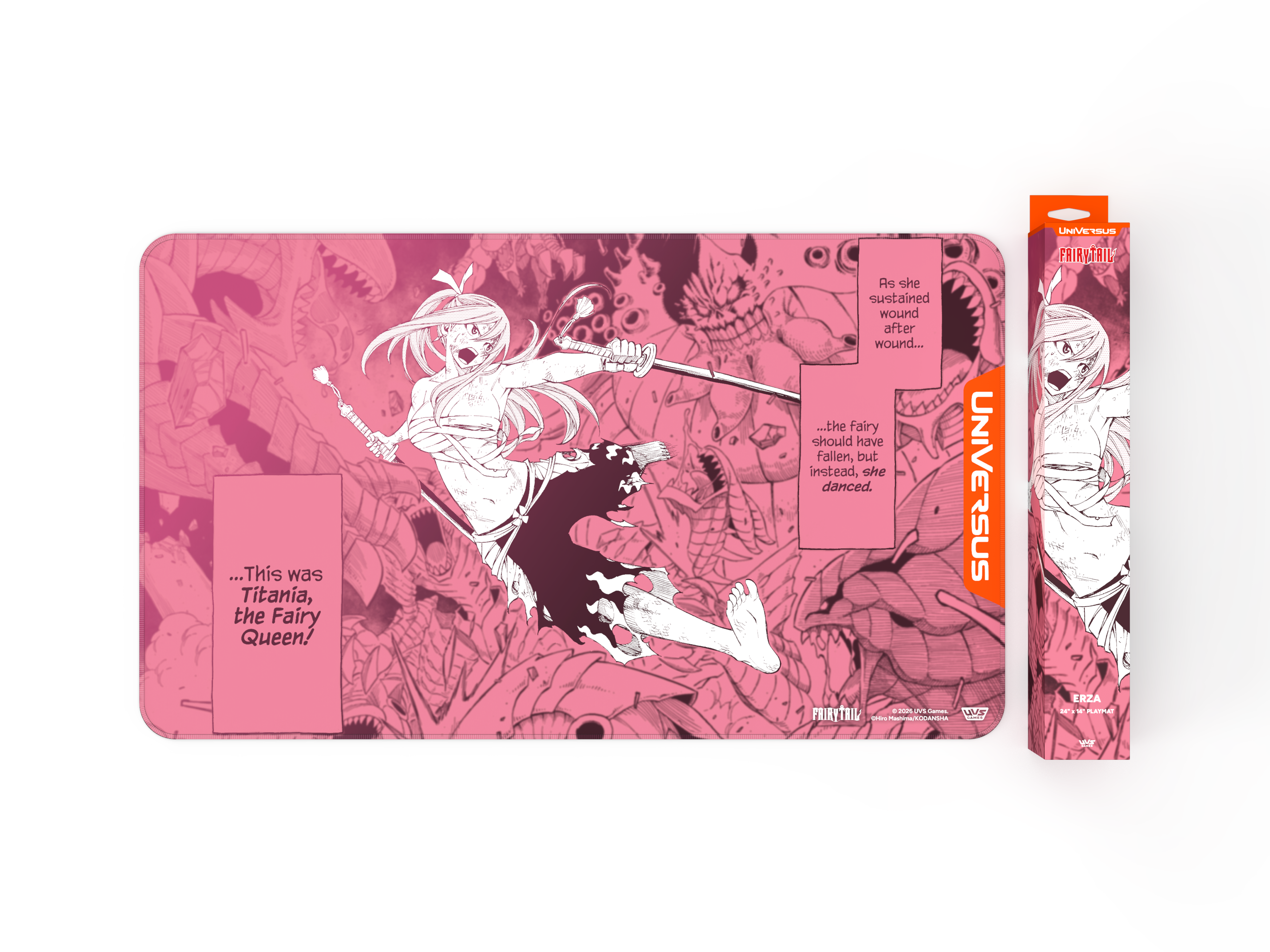 UniVersus TCG | Fairy Tail: All Fired Up! - Erza | Playmat