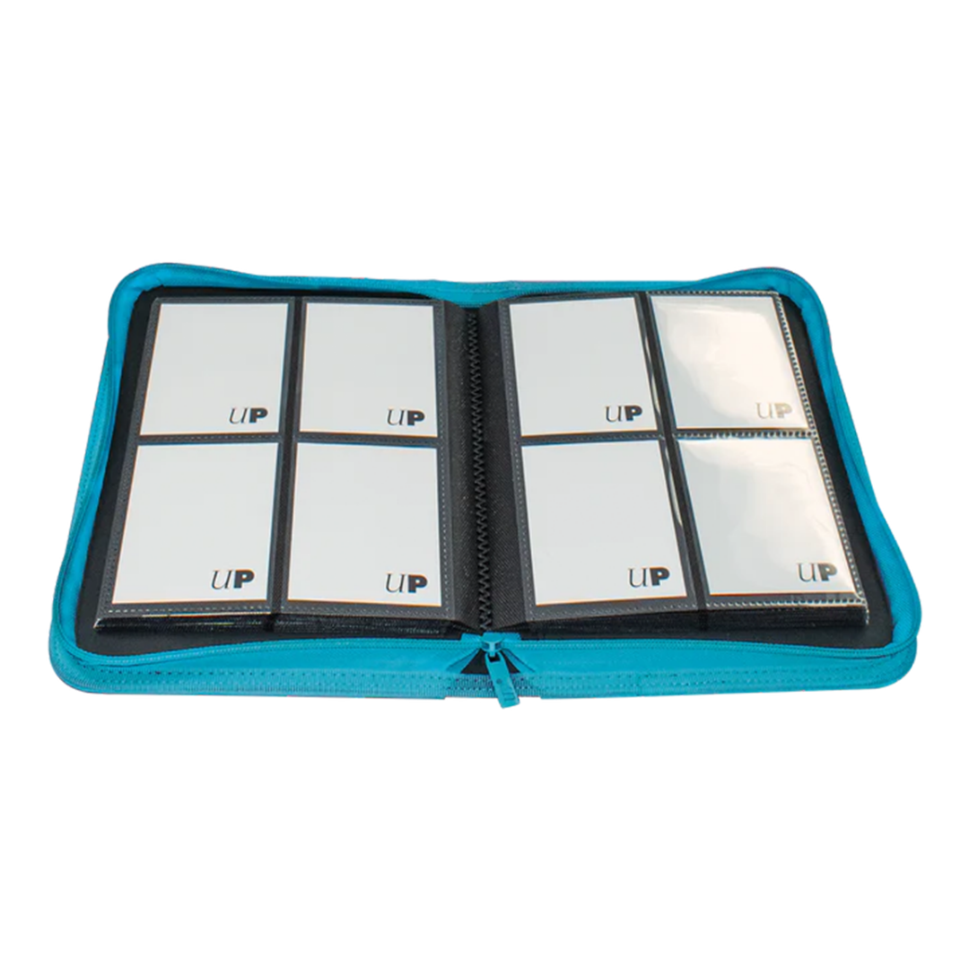 Ultra Pro | Vivid - Teal | 4-Pocket Zippered PRO-Binder