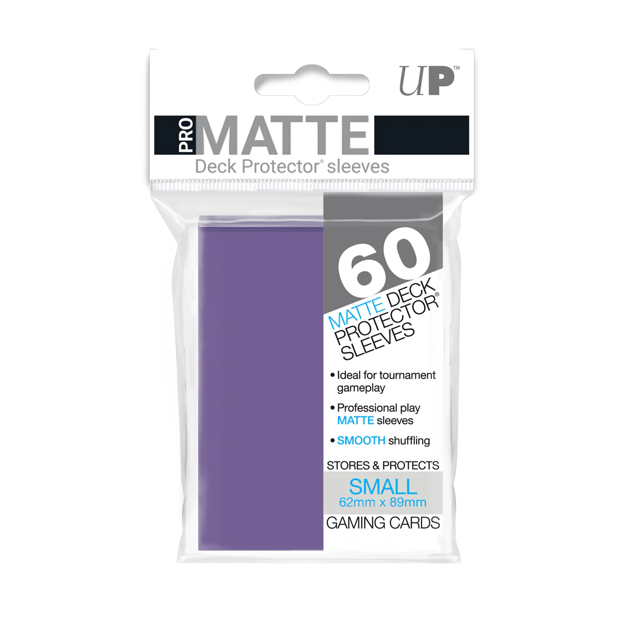 Ultra Pro: PRO-Matte 60ct Small Deck Protector® Sleeves - Purple