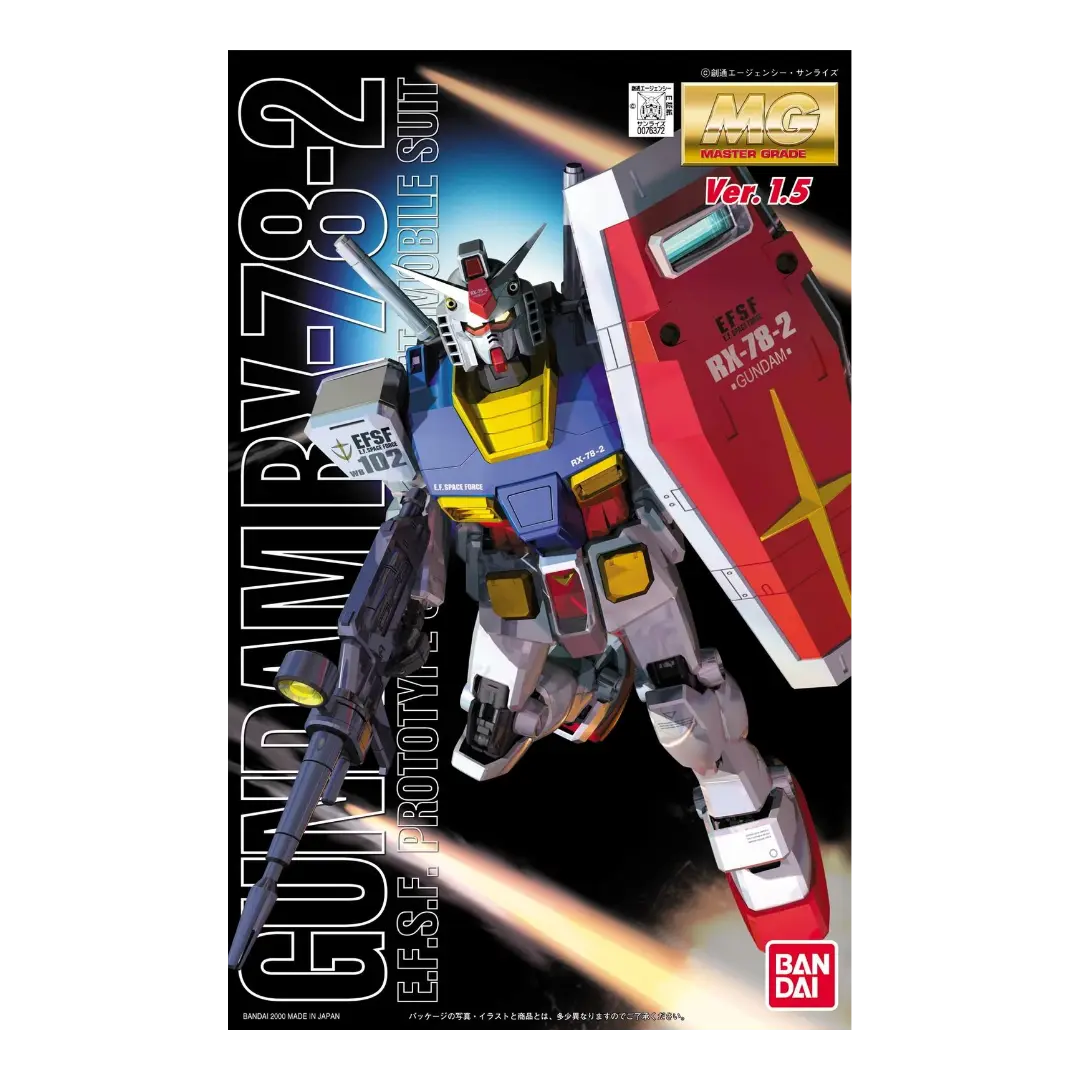 Bandai: MG RX-78-2 Gundam Ver. 1.5 - Mobile Suit Gundam (1/100)
